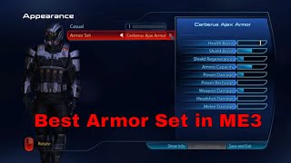 Equip the Best Armor Set in Mass Effect 3 from beginning  ME Legendary Edition PC 1080p HD [upl. by Henriha]