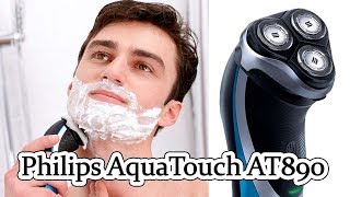 Why Should You buy Philips AquaTouch AT890 Shaver Cum Trimmer  Review  Unboxing  Demo  Cleaning [upl. by Siraj]