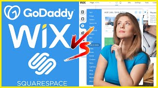 GoDaddy Vs WIX Vs Squarespace for Website Building  Which is Better [upl. by Yhtimit]