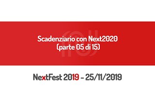 Scadenziario con Next2020 0515 [upl. by Inama]