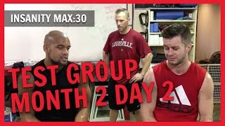 INSANITY MAX 30 Test Group Month 2 Day 2 NC FIT CLUB [upl. by Armalda]