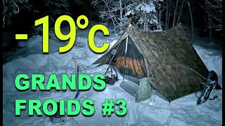 GRANDS FROIDS EP3  BIVOUAC HIVERNAL À 19° C 22°F  RANDONNÉE RAQUETTES amp ZPACKS DUPLEX  4K [upl. by Ribaudo]