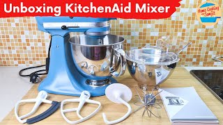 Unboxing KitchenAid Artisan 48L Stand Mixer [upl. by Tanitansy]