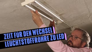 Leuchtstoffröhren mit LED ersetzen und Strom sparen  Anleitung und Tipps zum ZVEI Whitepaper [upl. by Nored]