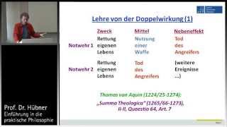 Praktische Philosophie 6a Zwecke Mittel Nebeneffekte  Das Prinzip der Doppelwirkung 1 [upl. by Tomkins227]