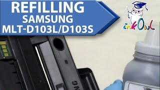 How to Refill SAMSUNG MLTD103L MLTD103S 103 series Toner Cartridges [upl. by Waxman]