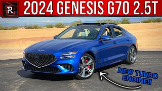 The 2024 Genesis G70 25T Is A Legitimate Compact Luxury Sports Sedan From Korea [upl. by Annagroeg115]