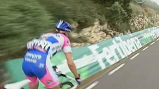 Cunego wins Vuelta stage 8  from Universal Sports [upl. by Amron495]