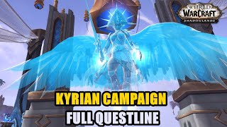 Kyrian Campaign All Quests Achievement WoW [upl. by Enialehs469]