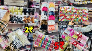 Hair Accessories Wholesale Market Delhi  Hair Band  Hair Clip Supplier Shop Delhi [upl. by Ainnek]