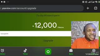 HOW TO UPGRADE YOUR YAAVIEW ACCOUNT AND EARN MORE [upl. by Ecirb]