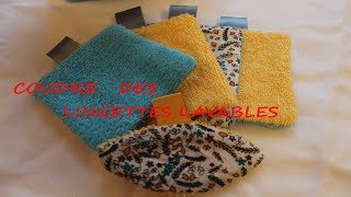 LINGETTES LAVABLES FACILE TUTO [upl. by Nuy259]