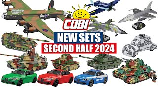 New COBI sets for second half of 2024  Japan Tank Italian planes F16 Alfa Romeo cobi bricks [upl. by Lemon]