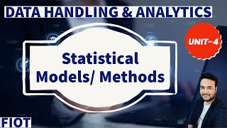 Data handling and Analytics  statistical models and methods  FIOT  CSE  JNTUH [upl. by Yellah]