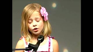 Jackie Evancho O Mio Babbino Caro June 2009 Singing Contest [upl. by Noletta889]