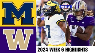 10 Michigan vs Washington  Full Game Highlights  2024 College Football Highlights [upl. by Isabea752]