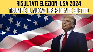 SCINTILLE IN AMERICA TRUMP RICONQUISTA LA CASA BIANCA E SCONFESSA HARRIS [upl. by Slorac397]