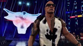 The Rock Final Boss Entrance amp Formula WTitantron  WWE 2K24 PS5 [upl. by Einuj]