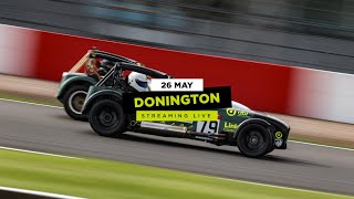 Caterham Motorsport  Donington  May 26th 2024  Live Race 2 [upl. by Jer]