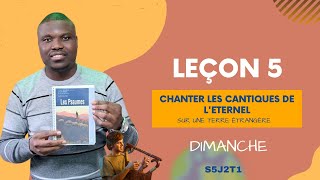 Leçon 5  Au jour du malheur  DIMANCHE [upl. by Fred]