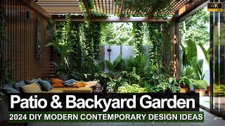 2024 DIY Modern Patio amp Backyard Garden Designs Build Your Dream Outdoor Living Space [upl. by Leiser]