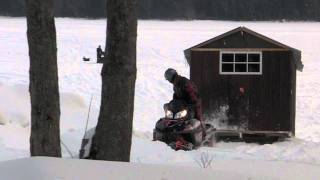 M 1000 towing ice shanty [upl. by Nue]