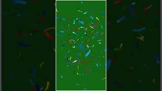 confetti green screen  green screen confetti  confetti blast green screen  Mondal Screen [upl. by Del242]