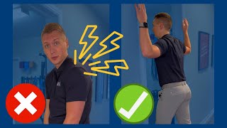 How to do the Doorway Pec Stretch for Rounded Shoulders [upl. by Rahal]