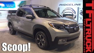 Scoop 2017 Honda Ridgeline Towing Capacity Accidentally Revealed [upl. by Courtney]