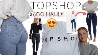 TOPSHOP JEANS TRYON HAUL  OMG YOU NEED THESE  AD [upl. by Htebazle835]