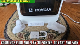 KOKONI EC2 Smart 3D Printer Fully Assembled Auto Leveling Great for for Beginners compact quiet [upl. by Oninotna]