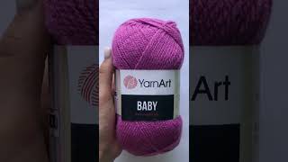 Подробный обзор пряжи YarnArt Baby Акрил 100 №560 Орхидея [upl. by Caterina]