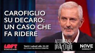 Carofiglio su Decaro un caso che fa ridere [upl. by Llerroj]