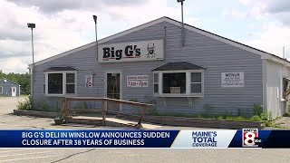 Big Gs Deli in central Maine closes after nearly 40 years of business [upl. by Akemhs704]