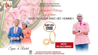 VEUXTU ALLER AVEC CET HOMME  Pasteur Gallet MAMPAKA  Rouge Gorge Tab [upl. by Galan485]