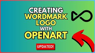 How to Create Wordmark Logo with Open Art [upl. by Malley]