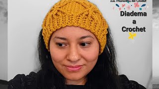 DIADEMA A CROCHET tejida paso a paso para MUJER 💰🛍🎁 handmade diy tutorial [upl. by Emmy]