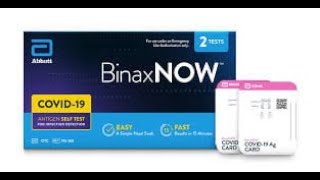 BinaxNOW at home Covid19 Testing Kit Walgreens Purchase [upl. by Huxley44]