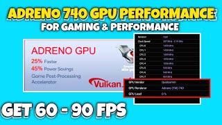 Enable Adreno 740 GPU Performance  Max Performance And Max Frame Rate  No Root 🔥 [upl. by Bhatt638]