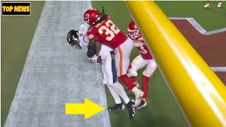 SO CLOSE Isaiah Likely’s Toe Ruins Ravens’ GameTying TD vs Chiefs 🏈💥 [upl. by Ativad]