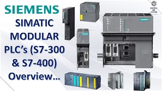 Siemens Simatic Modular PLCs  S7300 amp S7400 [upl. by Ahkos354]