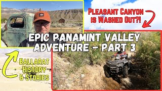 Pleasant Canyon is Washed Out Plus Some Ballarat History  Epic Panamint Valley Adventure Part 3 [upl. by Jorie]