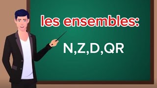 شرح درس les ensembles NZDQR رياضيات جدع مشترك part1 [upl. by Airdnoed]