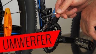 Shimano Umwerfer wechseln  einfach amp schnell  Fahrradorg [upl. by Purvis]