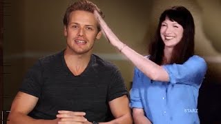 Sam amp Cait Outlanders Panel THROWBACKS Cute amp ADORABLE [upl. by Ettenajna243]