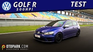 VW Golf R 500hp  230kmh ile KOPTUK   0100 kmh 36sn  TEST English Subtitled [upl. by Ramed]