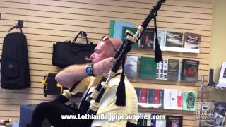 Lothian Bagpipes  Setup of Naill DN3ES Bagpipes [upl. by Noyerb]