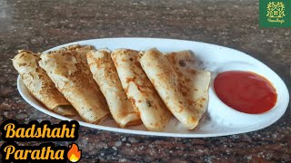 Badshahi Paratha  Mughlai Food  बहुत ही आसान तरीका से बनाये ये स्पेशल बादशाही पराठा  Easy Paratha [upl. by Haines]