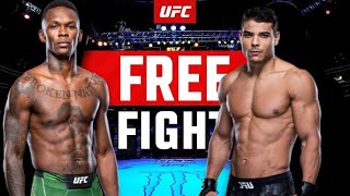 ISREAL ADESANYA vs PAULO COSTA  FULL FUGHT  FREE FIGHT  mma ufc [upl. by Emrich349]