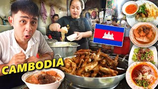 Ultimate CAMBODIAN Street Food Tour🇰🇭 Mga Pinakamasarap na Pagkain ng Cambodia [upl. by Datha]